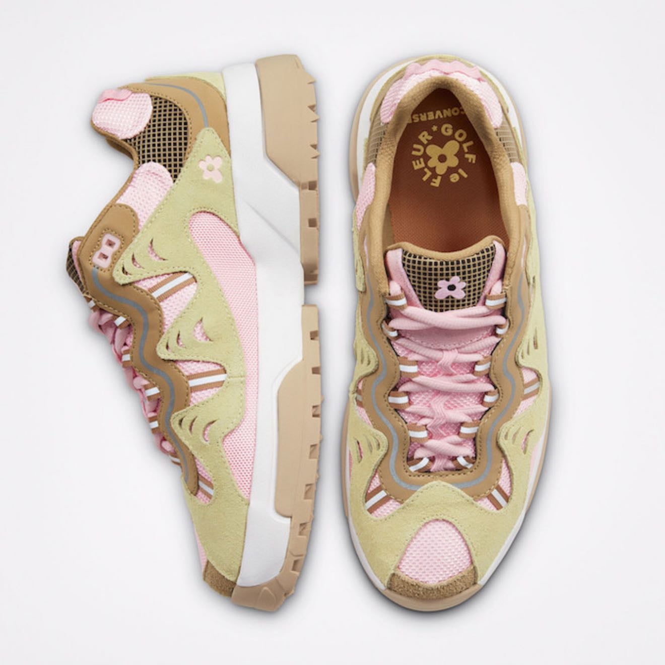 gianno ox in parfait pink - golf le fleur x converse
