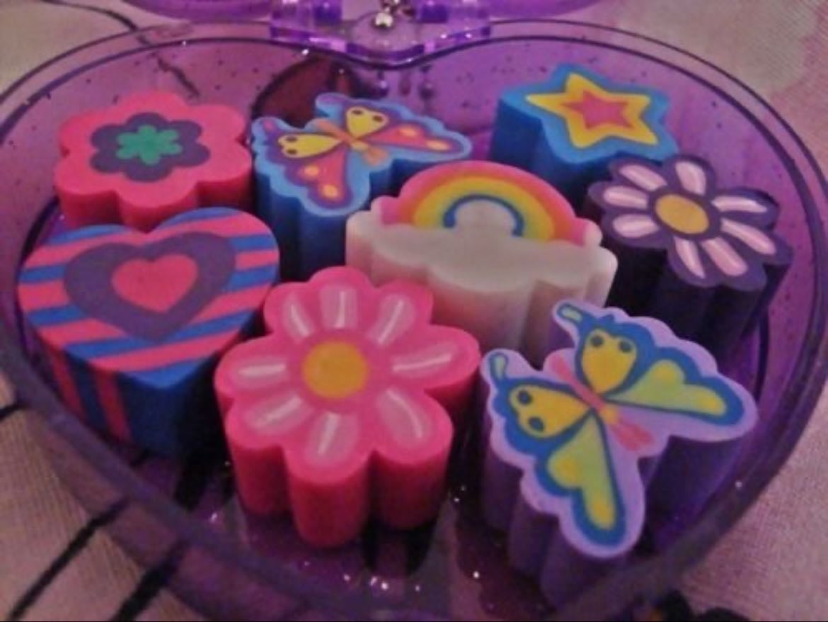 shaped erasers