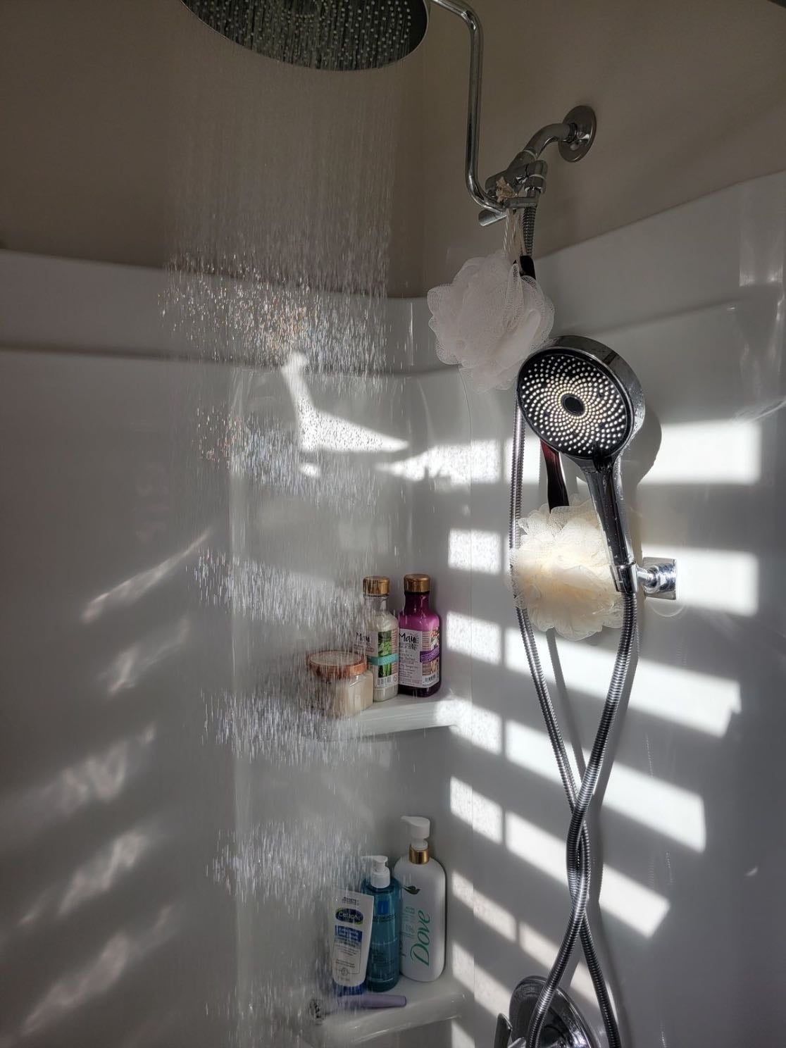 sitting in the shower
