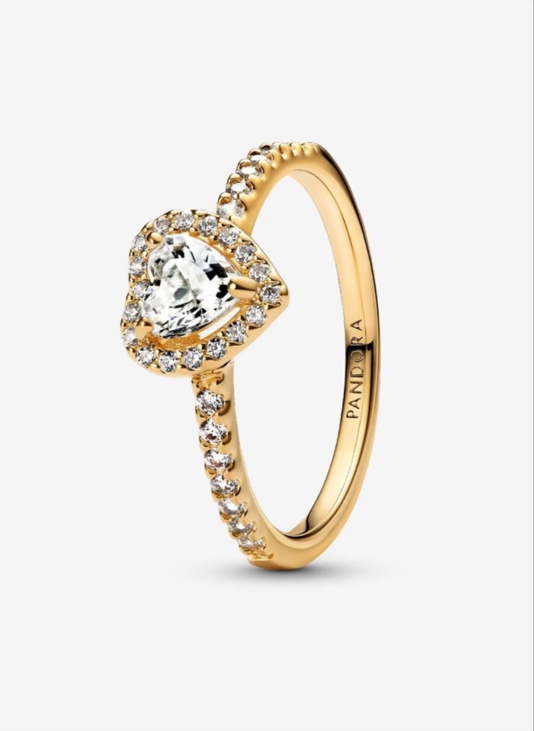 PANDORA - Anillo Corazón en Relieve
Recubrimiento en oro de 14k