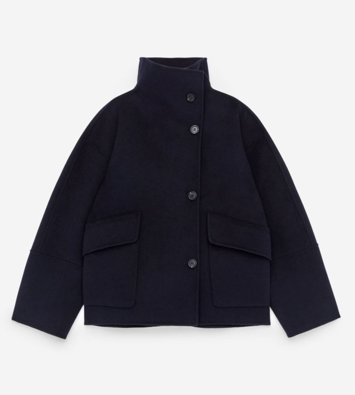 ARKET ⭐️ - CHAQUETA DE DOBLE FAZ EN MEZCLA DE LANA