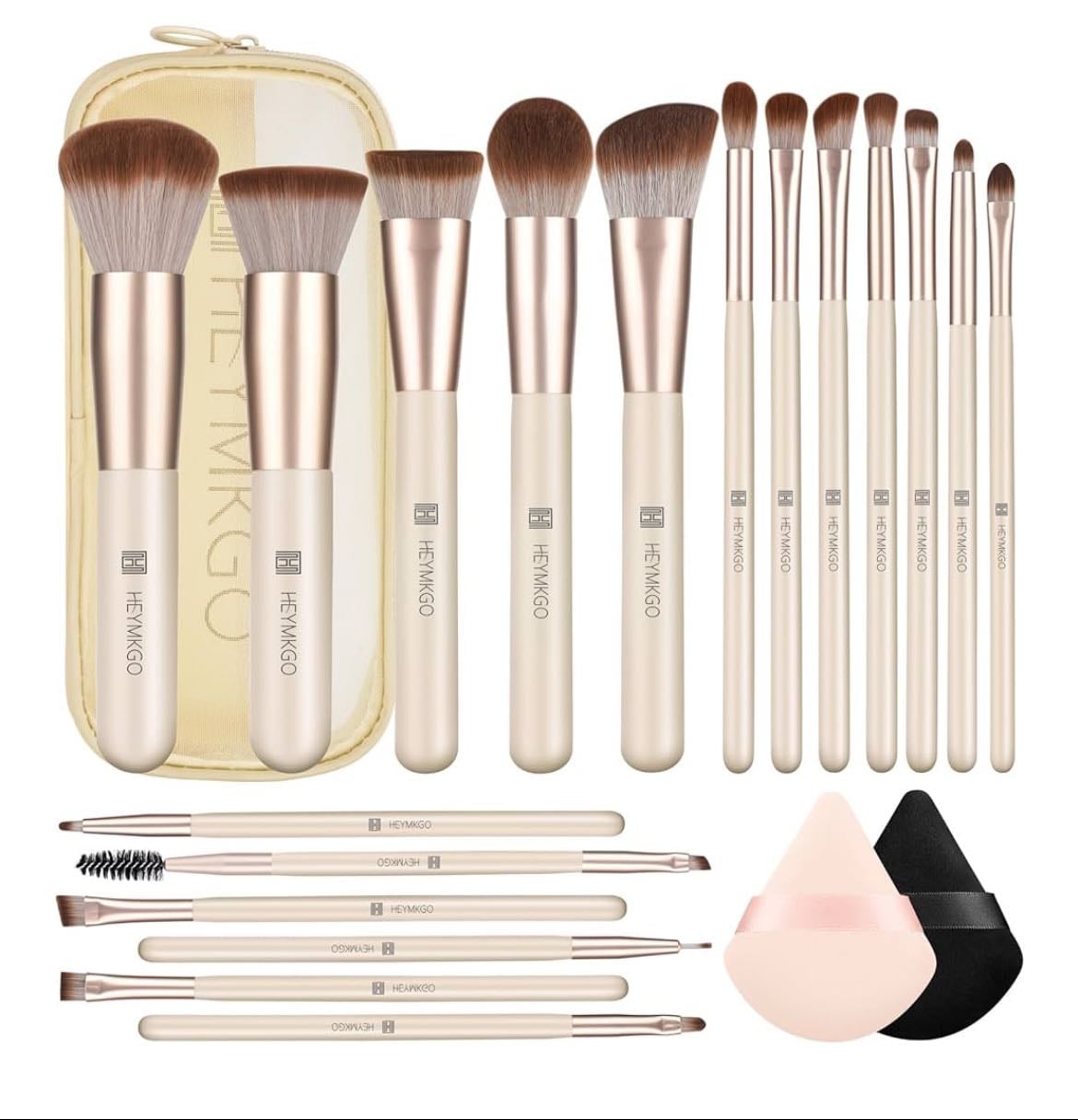 AMAZON ⭐️ - HEYMKGO 18 Professional Makeup Brushes