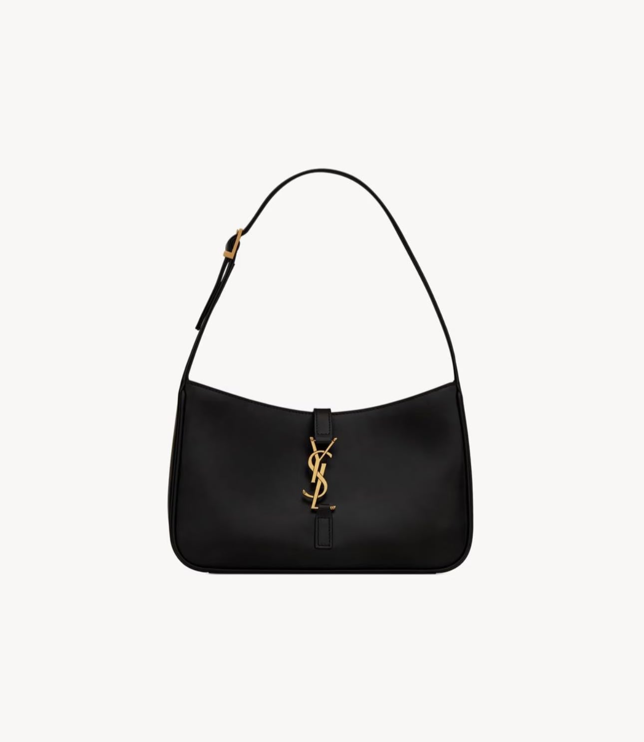 LE 5 À 7 IN SMOOTH LEATHER Noir - Saint Laurent