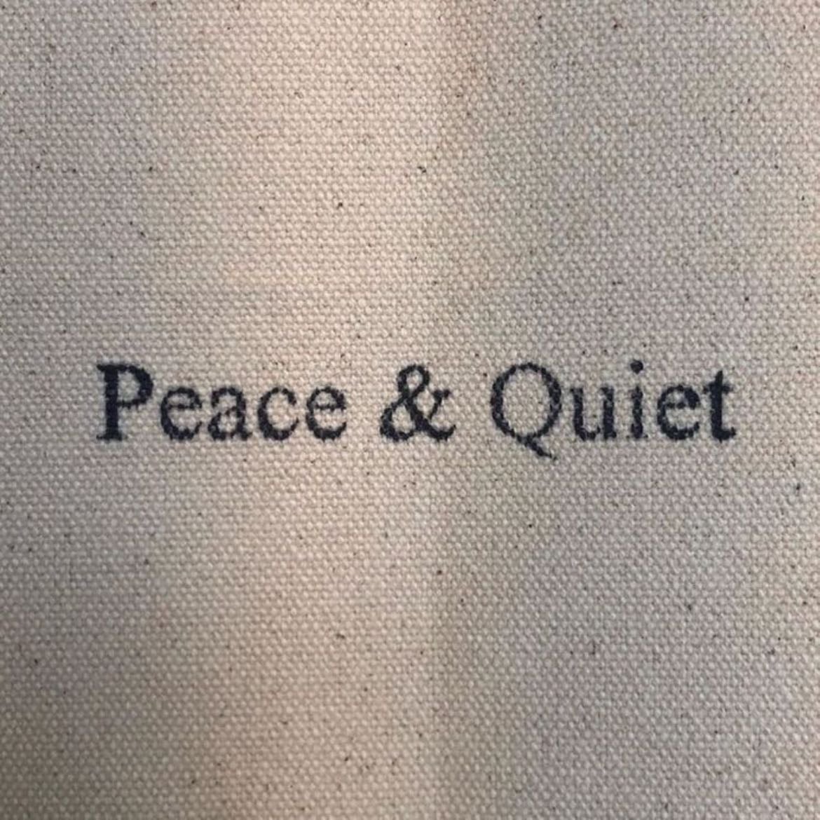 Taking time to appreciate the quiet