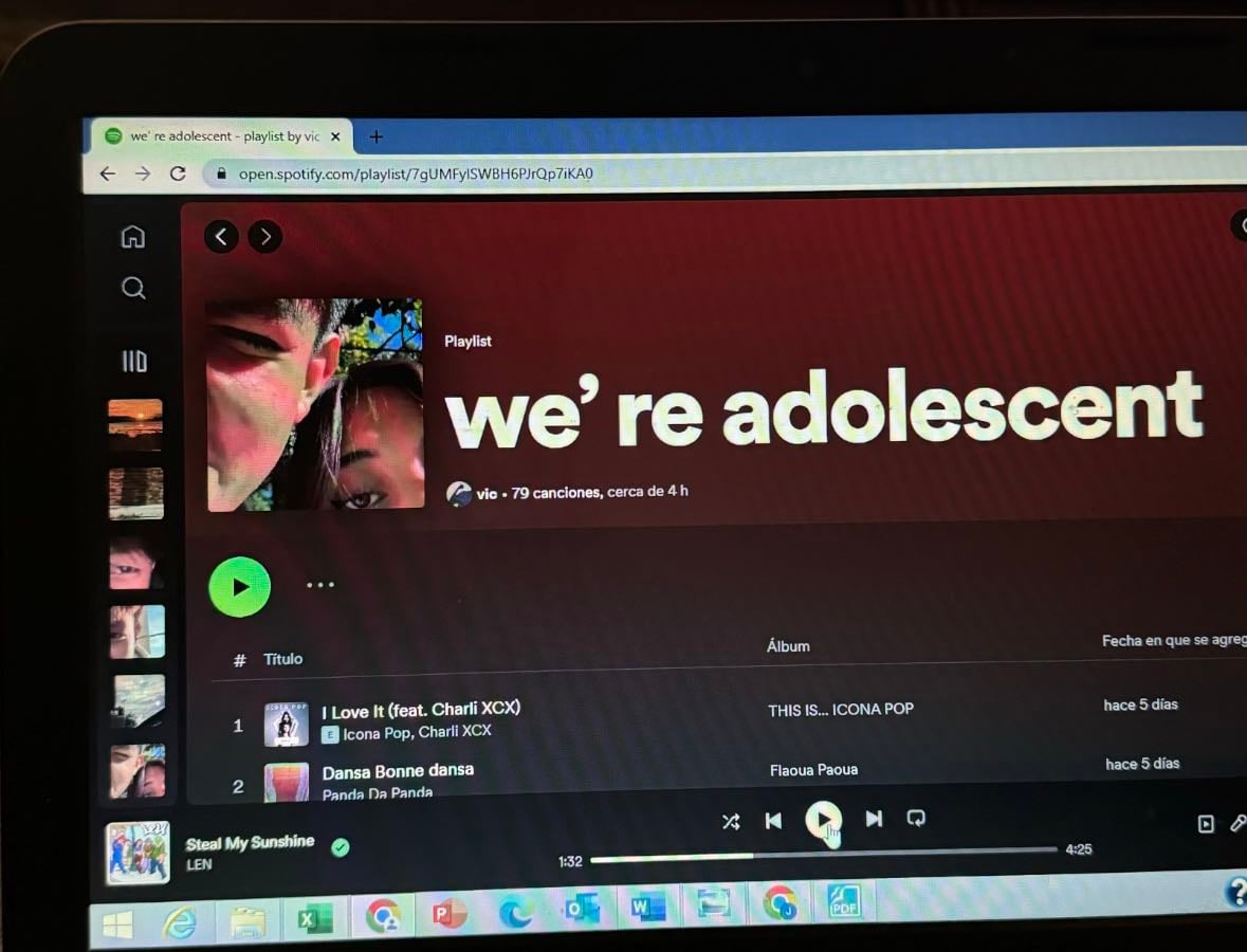 music feeling like a teenager