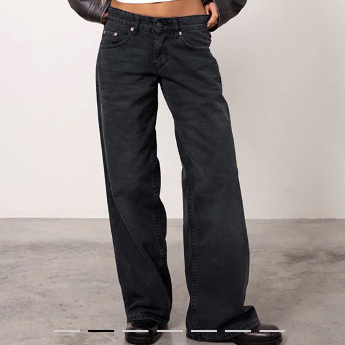 Motel rock - Roomy extra wide low rise jeans