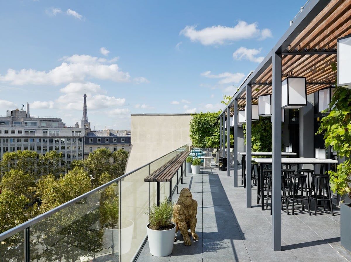 citizenM Paris Champs Elysées hotel - Rooftop pas trop cher