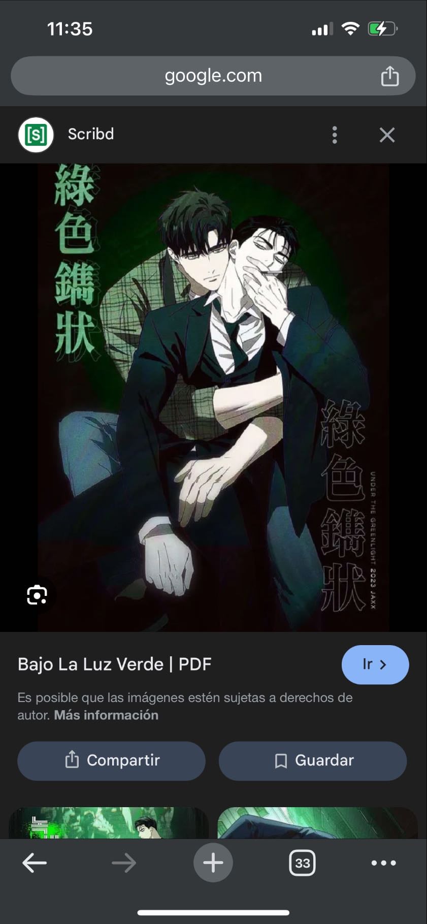 Bajo la luz verde bl