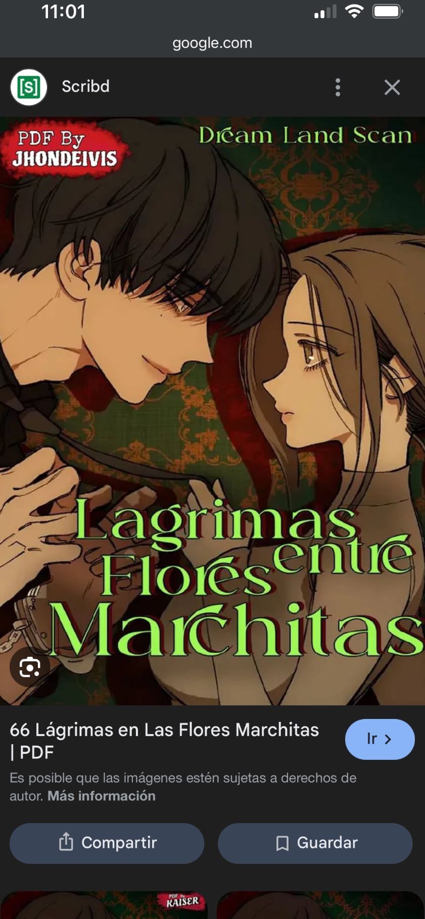 Lágrimas en las flores marchitas