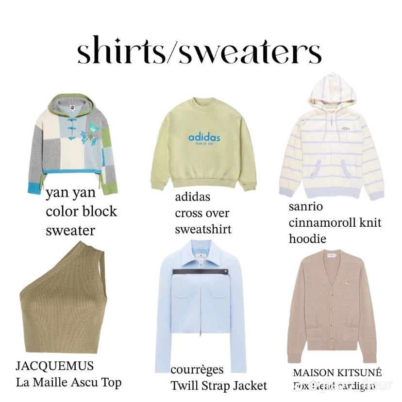 Shirts/sweaters