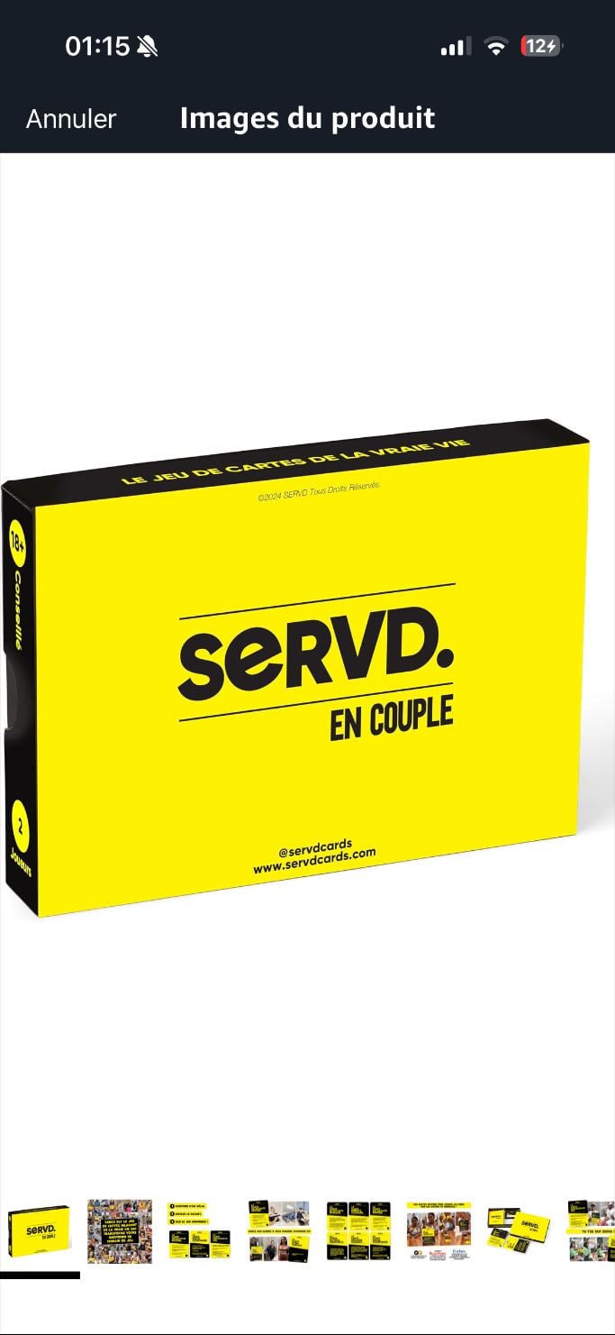 SERVD - 2 joueurs - 23€