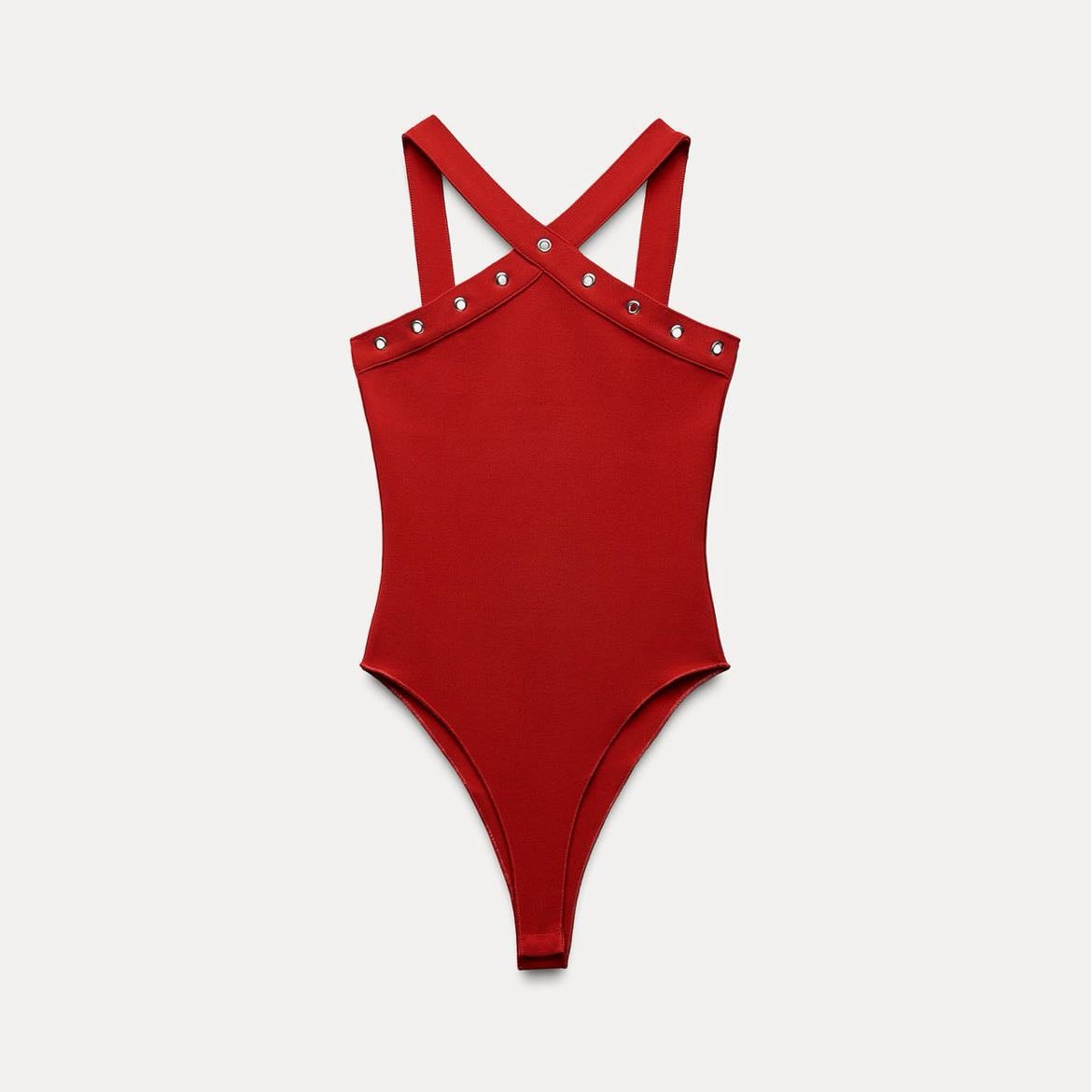 Bodysuit red - Zara