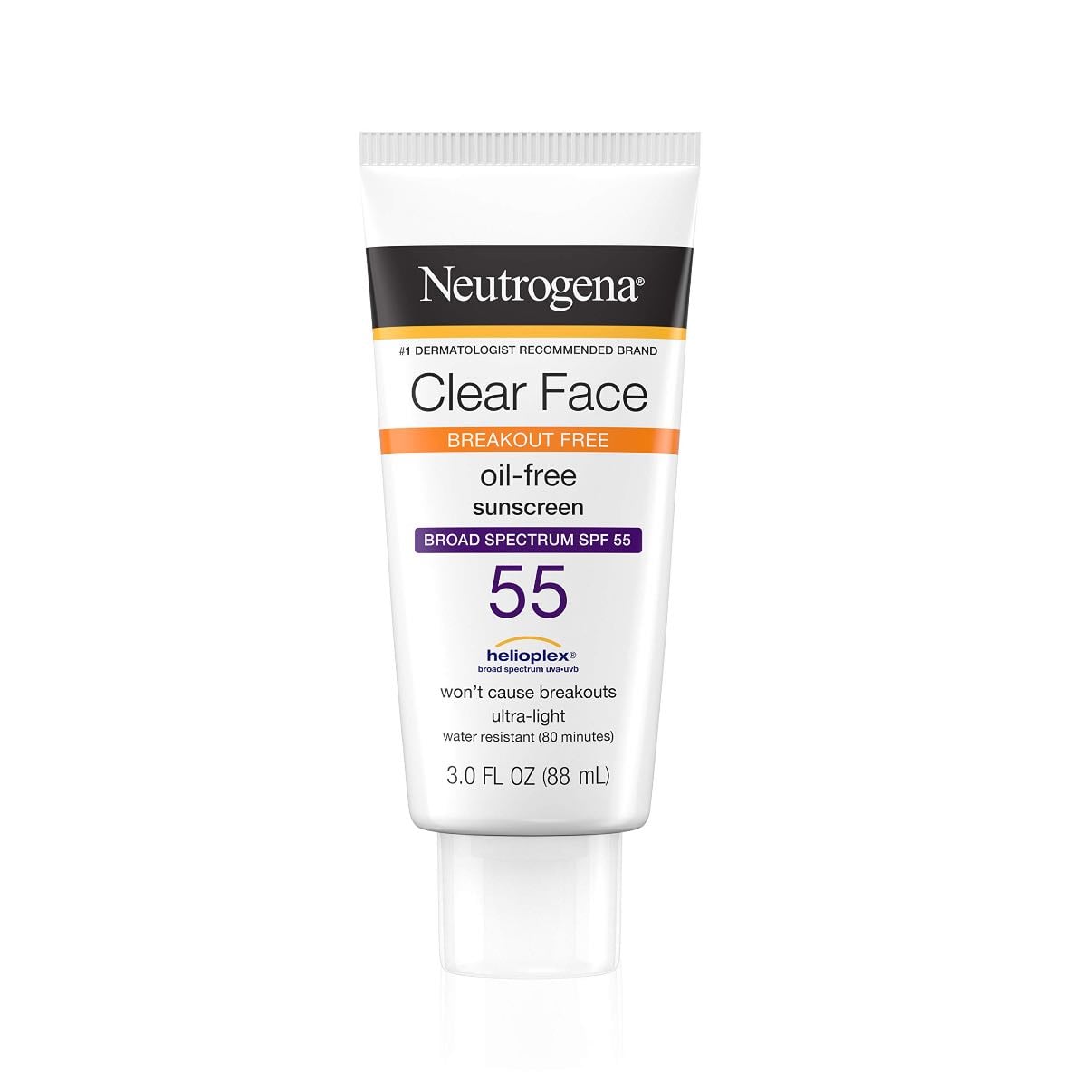 neutrogena clear face liquid lotion sunscreen - SPF 55