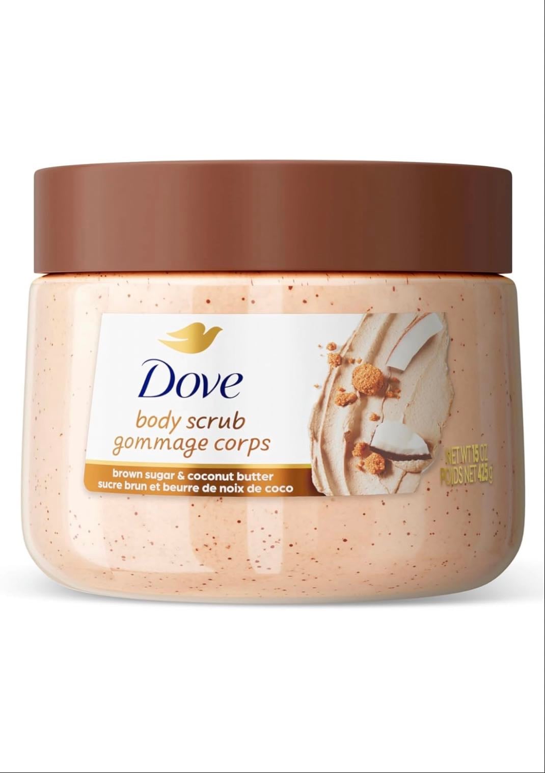 dove body scrub - brown sugar & coconut