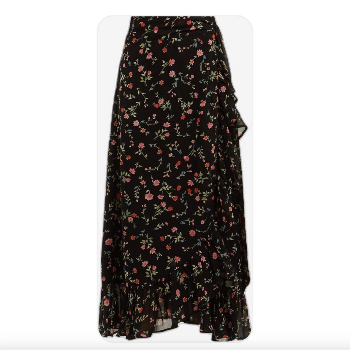 Black/red skirt