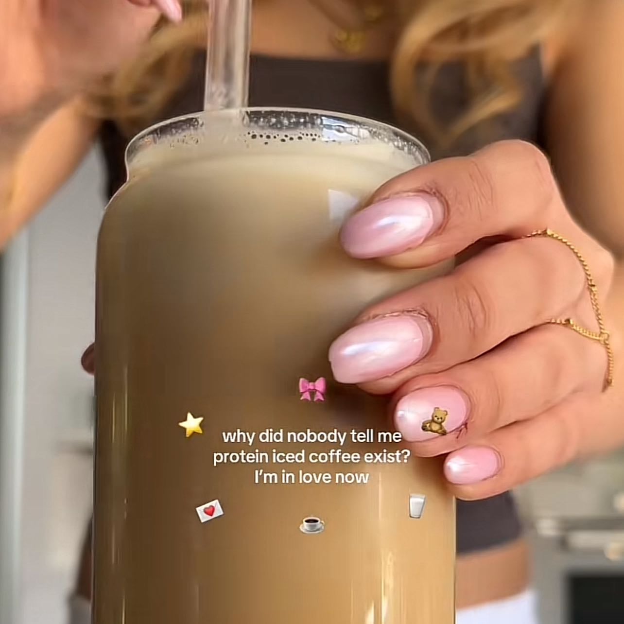 protein iced coffee