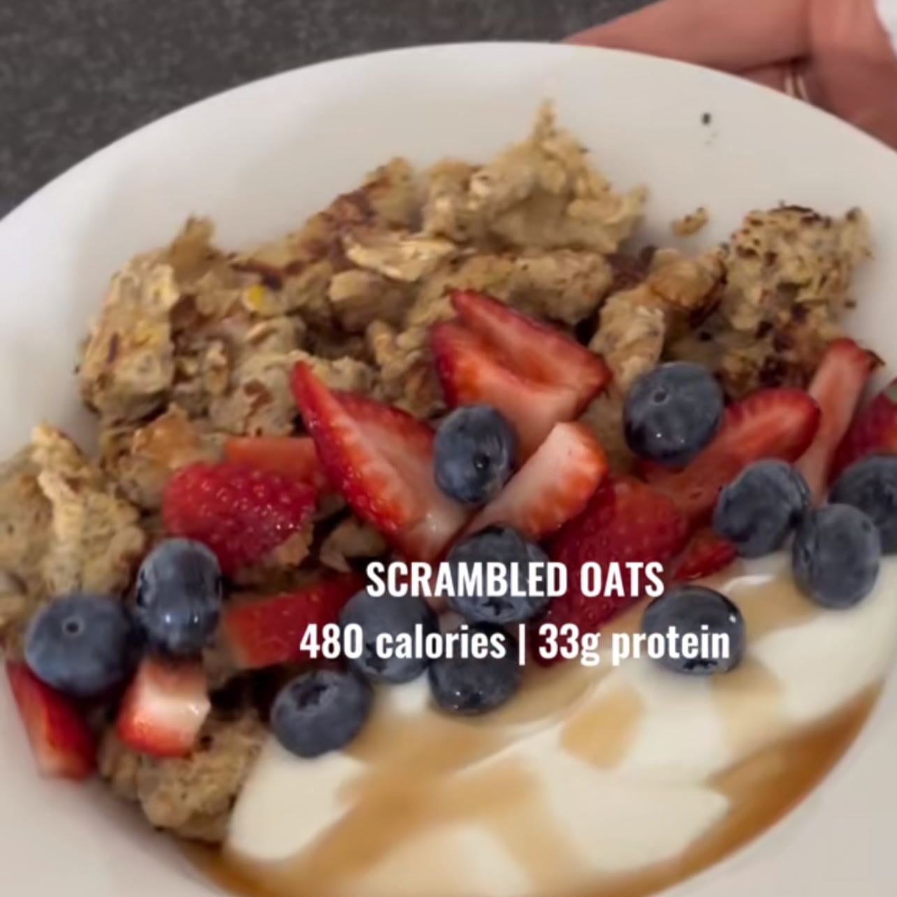scramble oats