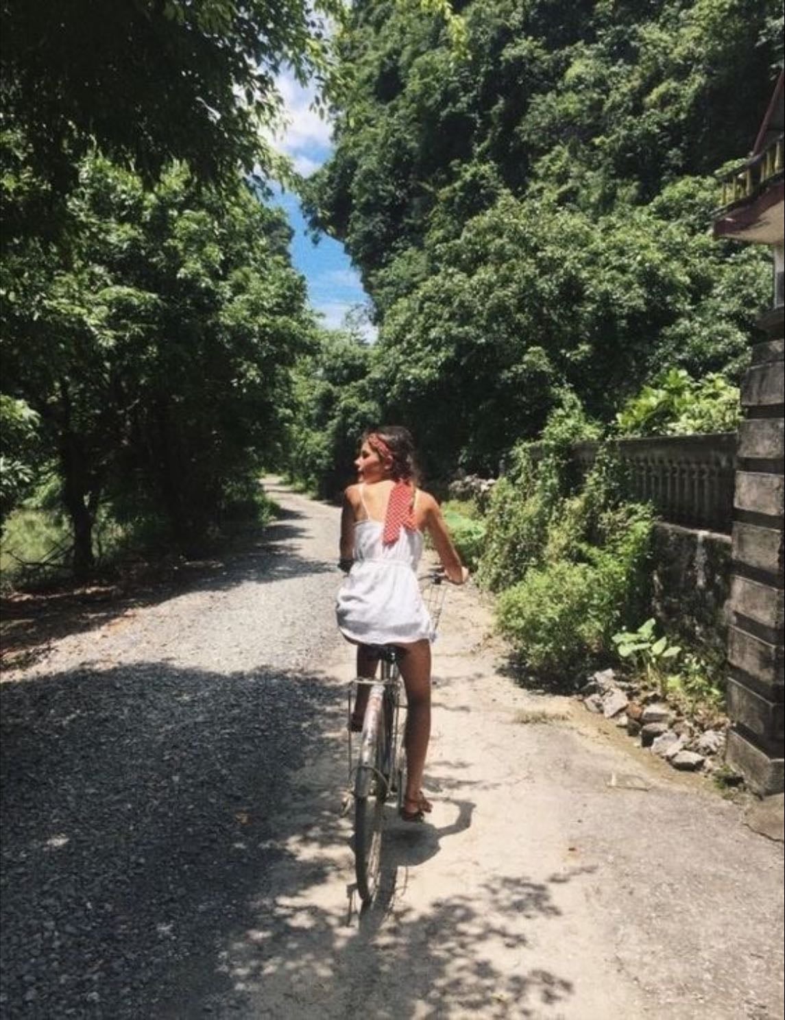Go to another province with a bike