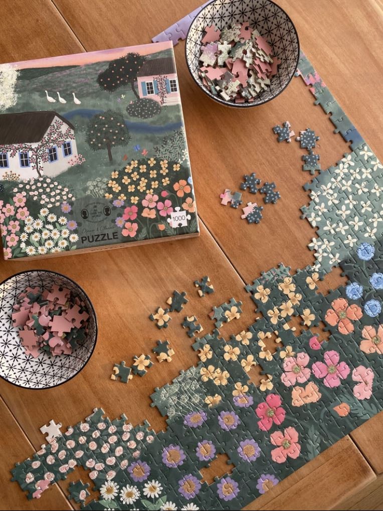 Jigsaw Puzzle - There’s something SO therapeutic about sitting down with a puzzle and just zoning in. Start with like 500 pieces if you’re new to it.