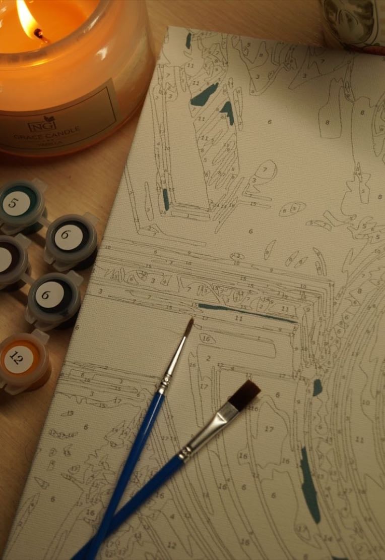 Painting by numbers - My personal favorite!! Zero skill needed and it’s weirdly meditative, trust me.