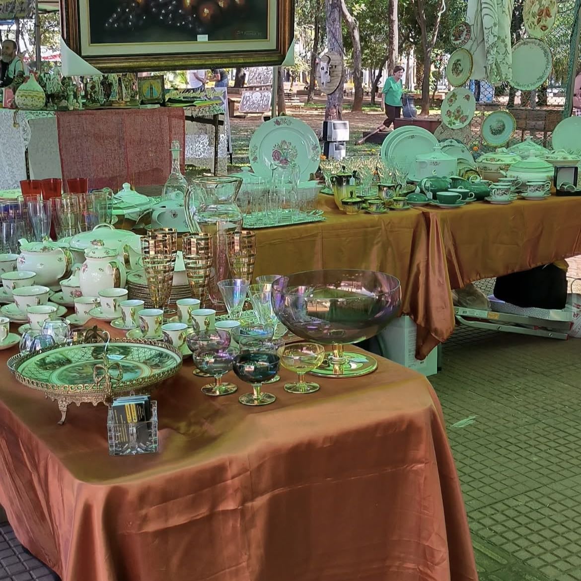 Feira de antiguidades da praça Tamandaré