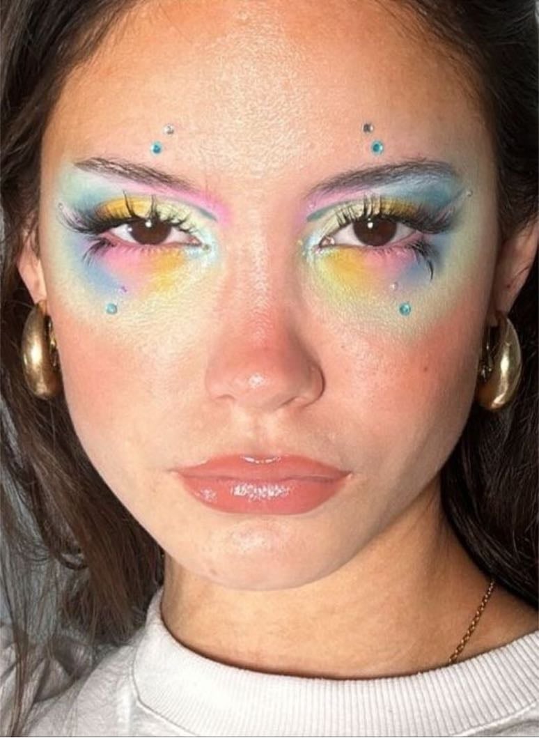 maquiagem coloridas