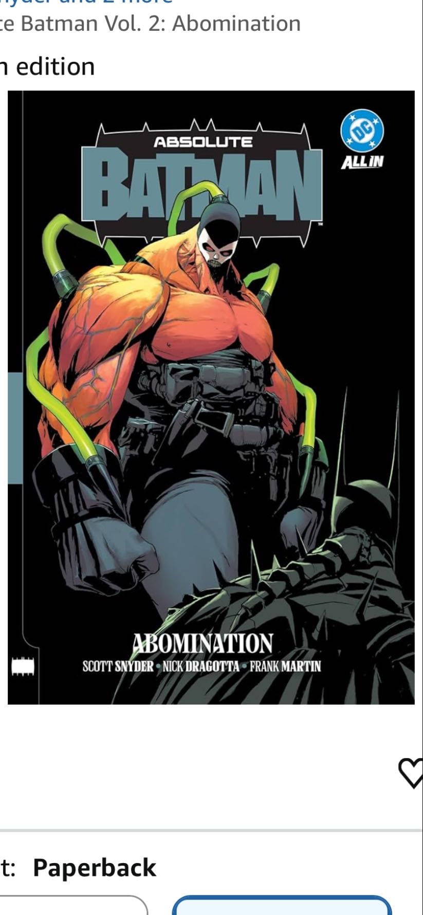 Absolute Batman volume 2 English