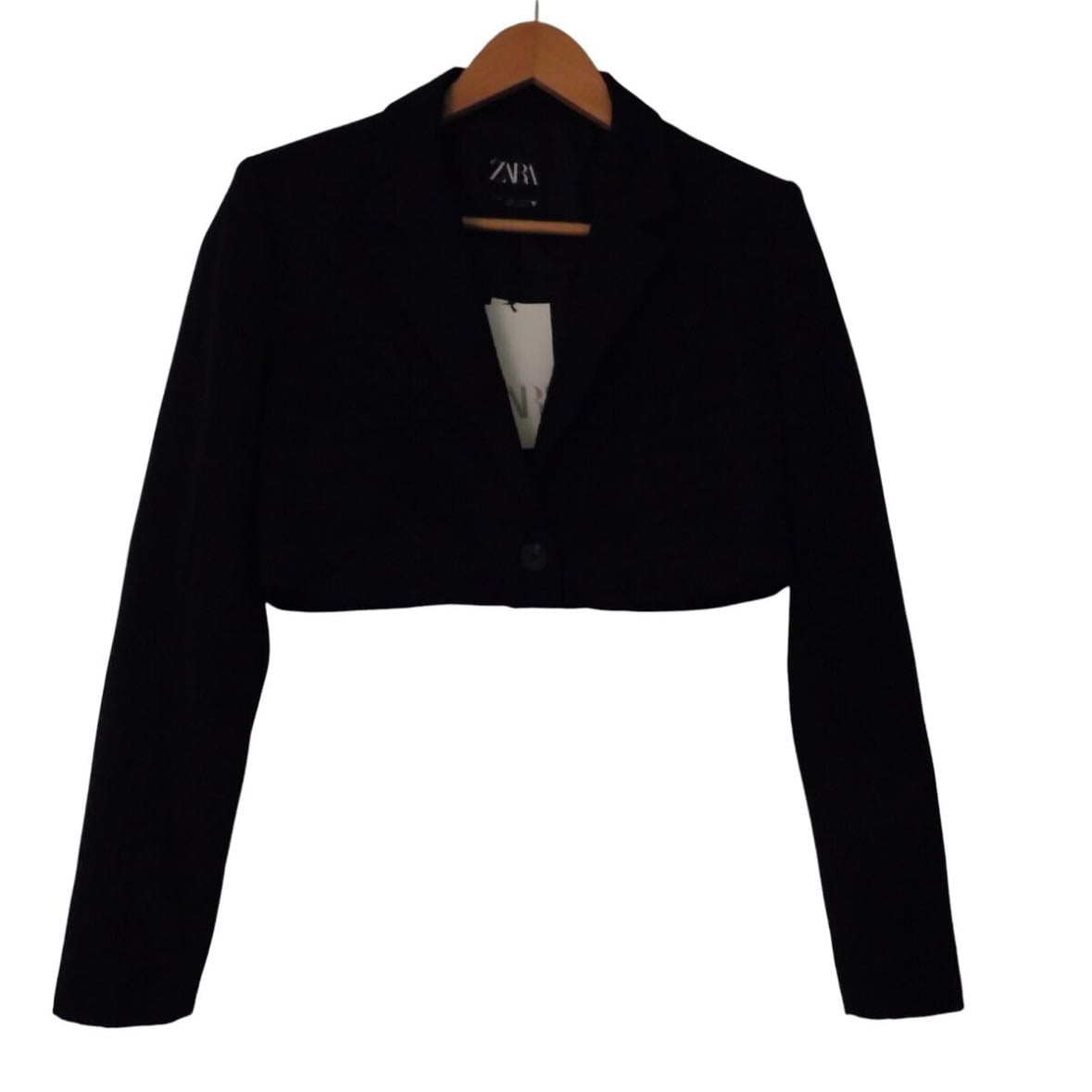 blazer corto zara