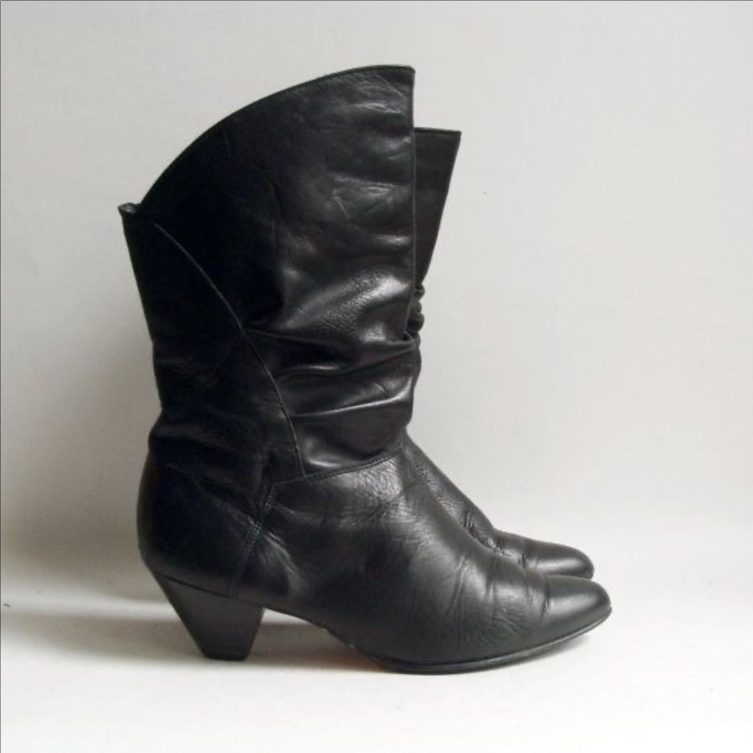 Black pointy shoes
