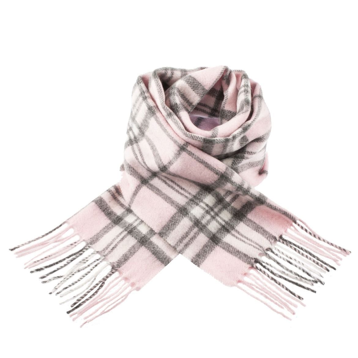 pink scarf