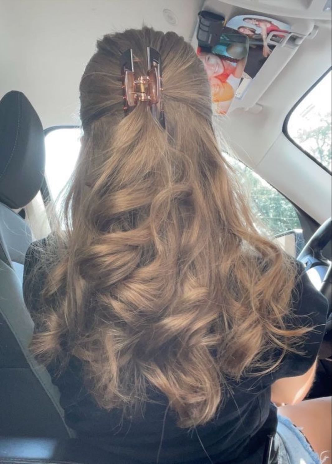half up half down