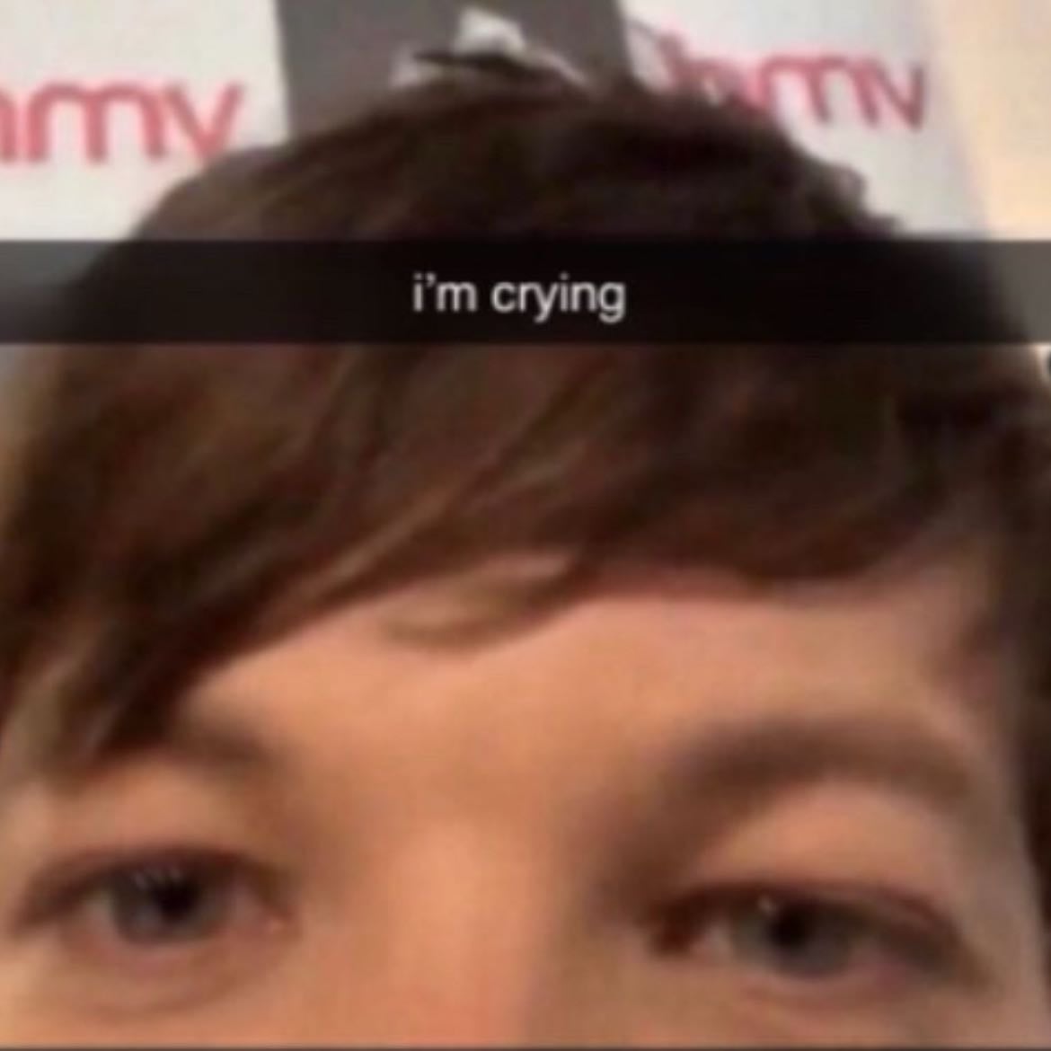 I’m crying