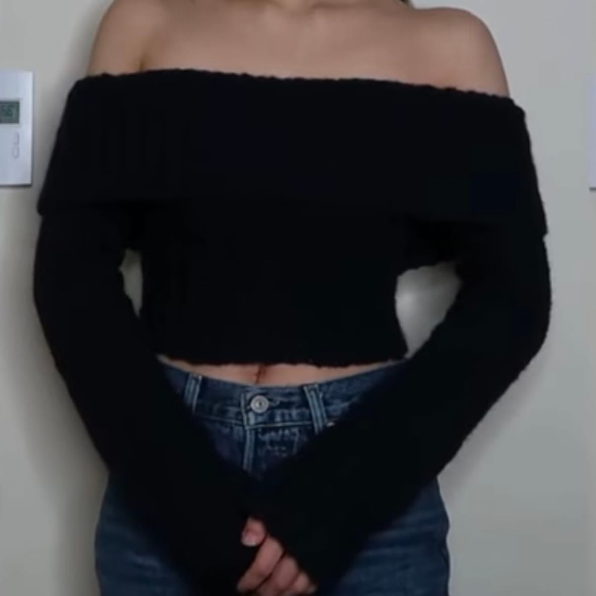 off the shoulder sweater - this one's a need