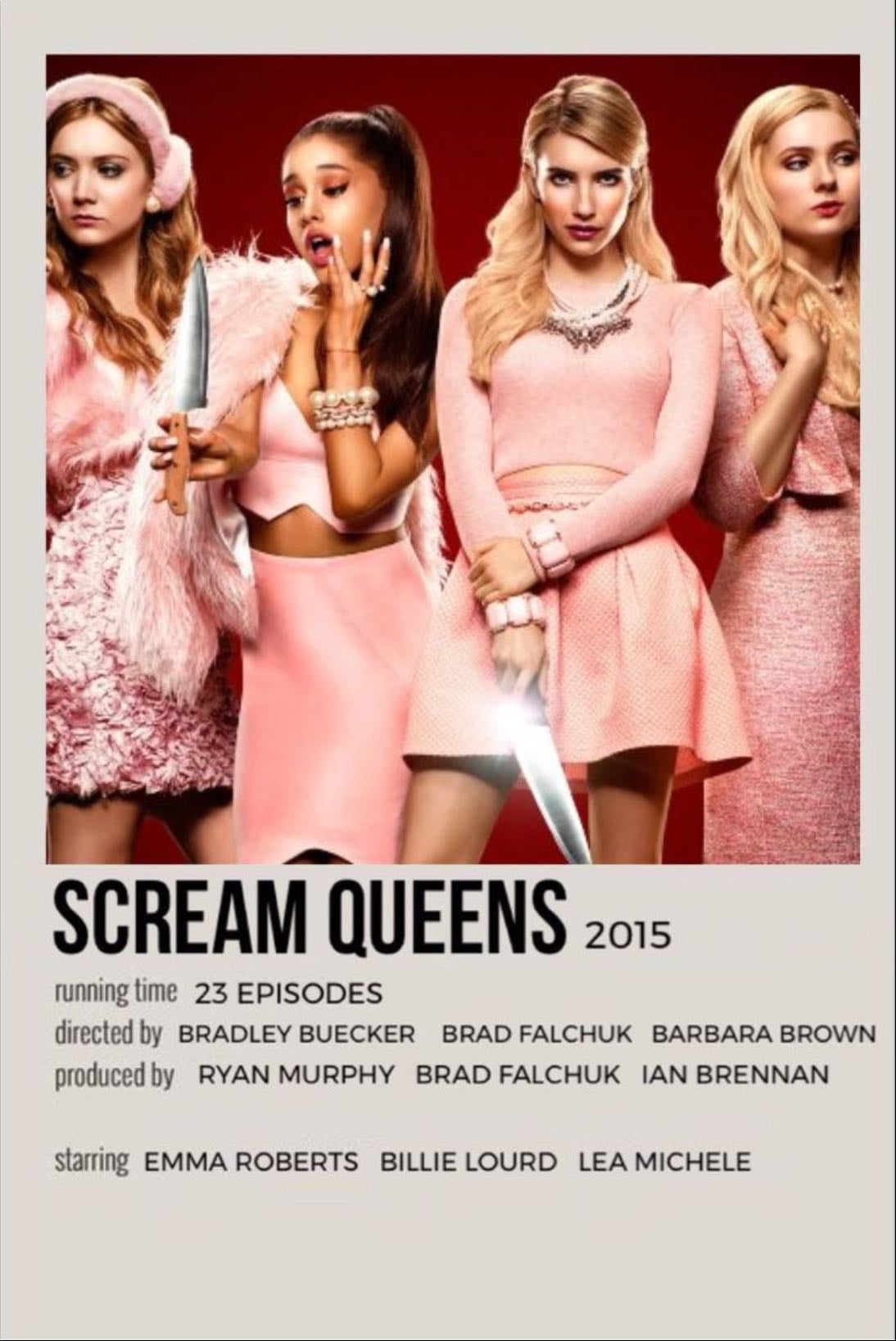 scream queens - disney+, amazon prime & apple tv alquilar