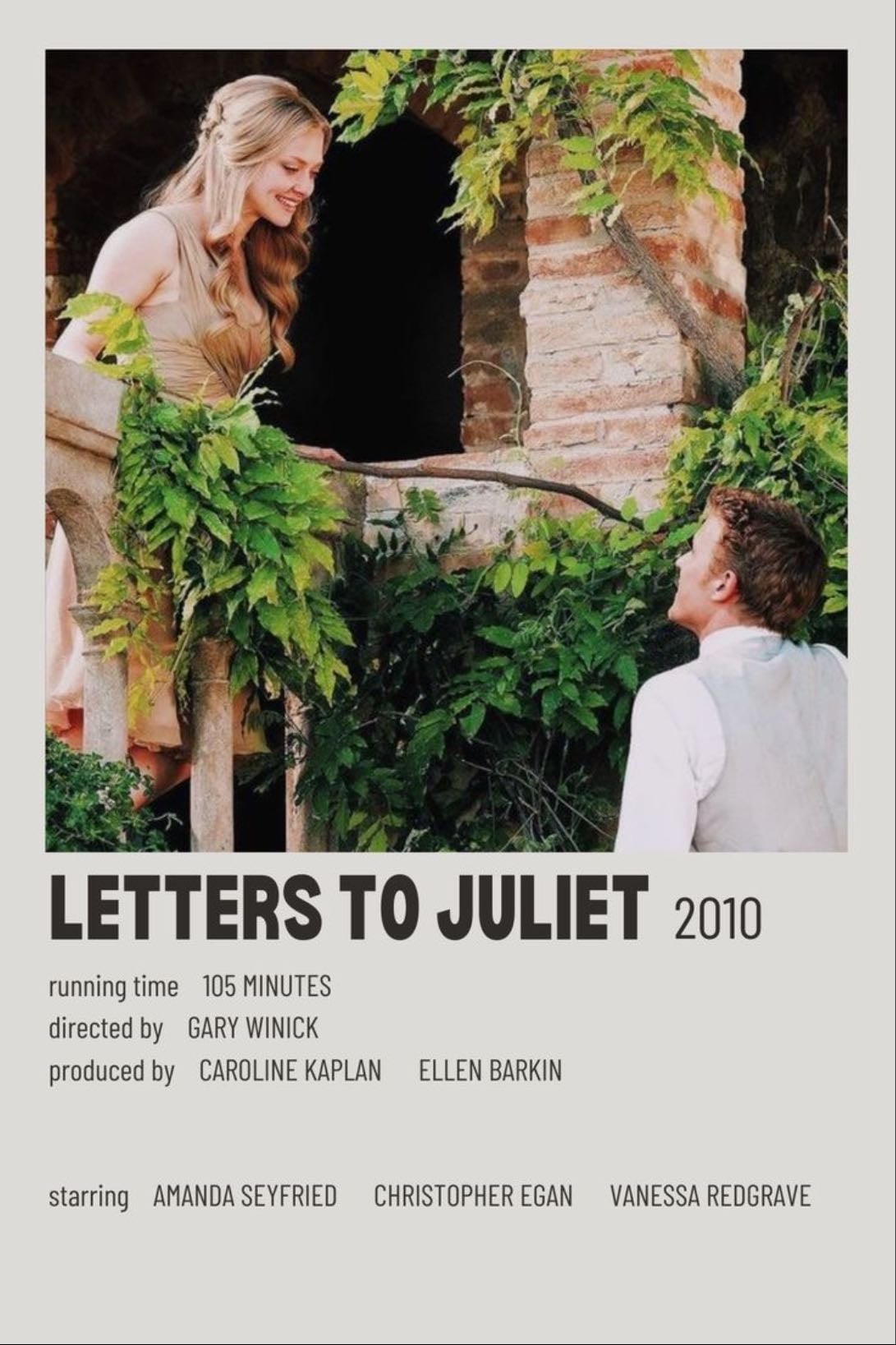 letters to juliet