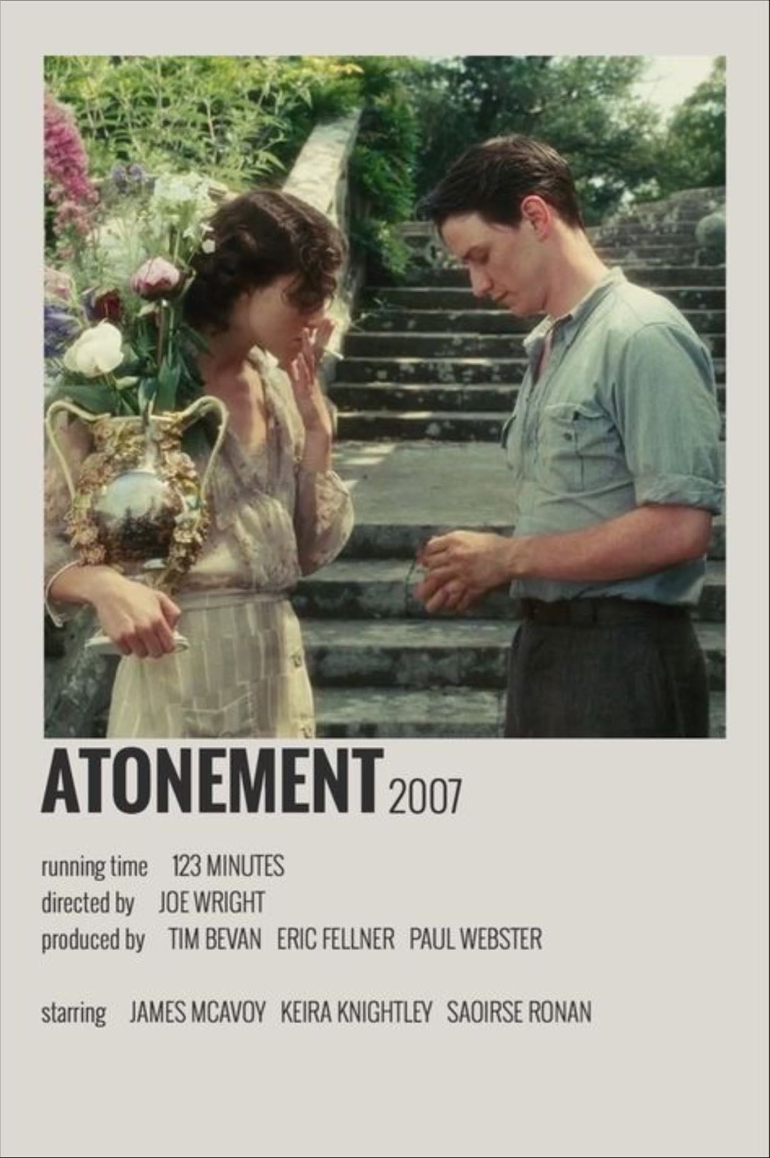Expiación, deseo y pecado (Atonement) - apple tv, prime video alquilar, netflix