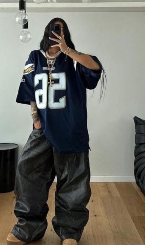 Baggy t with baggy jeans