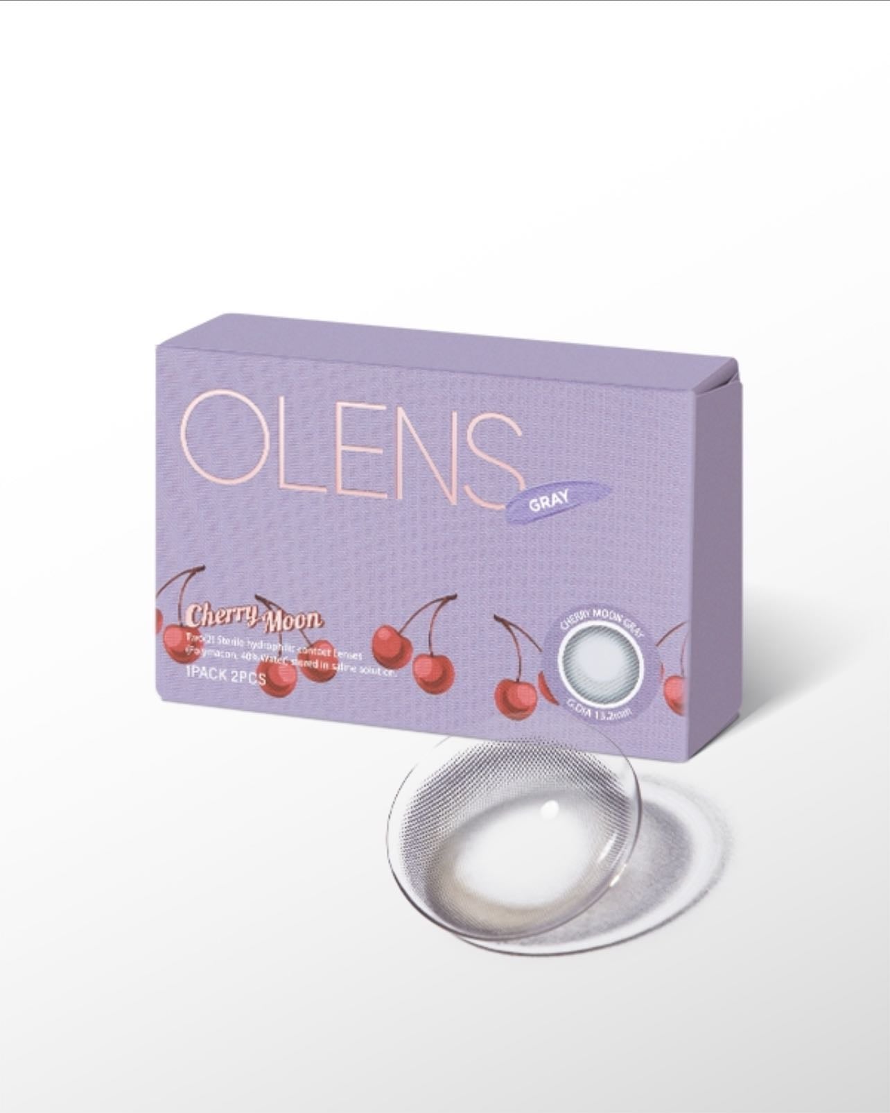 Cherry Moon Grey - Olens Coloured Contacts
