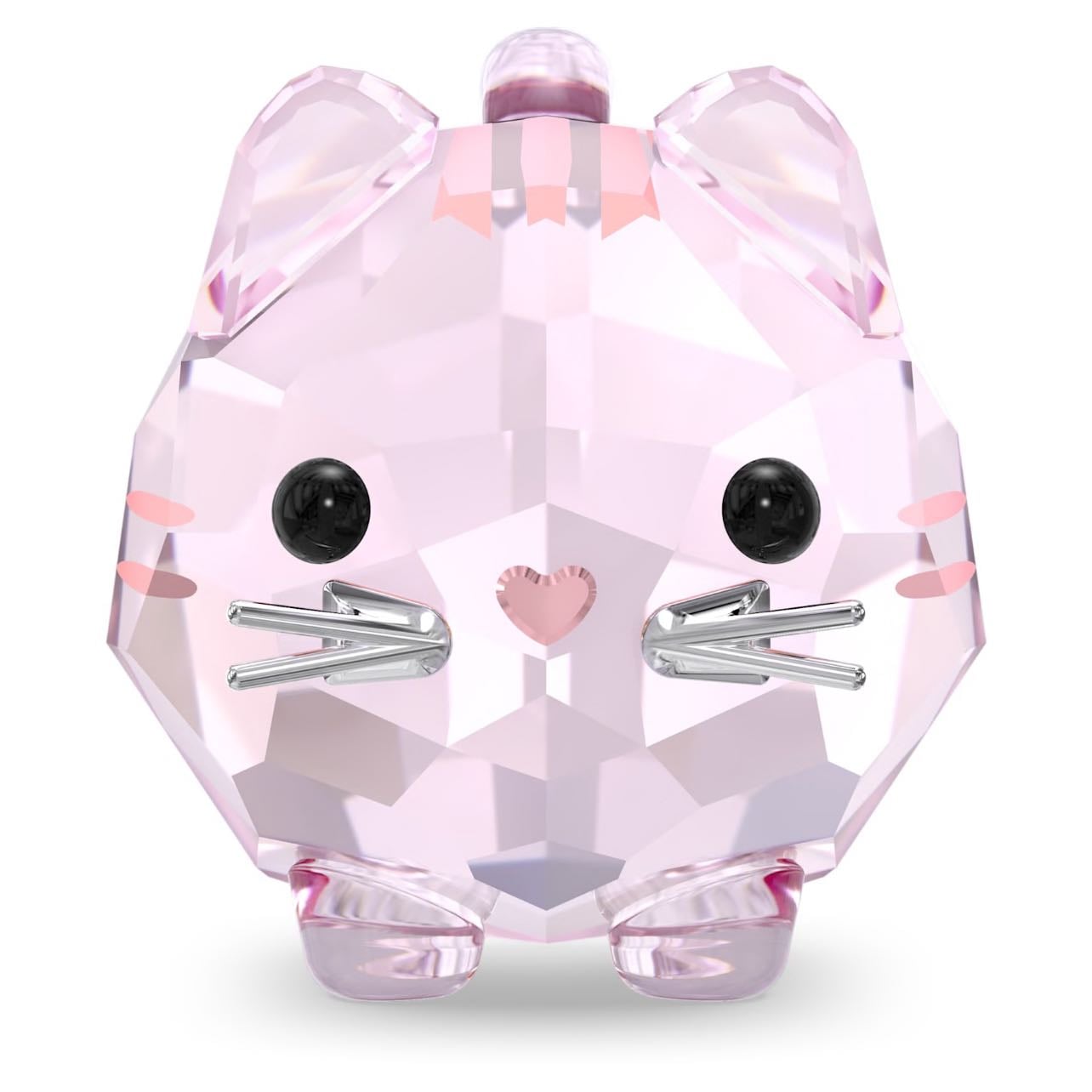 swarovski cat - pink