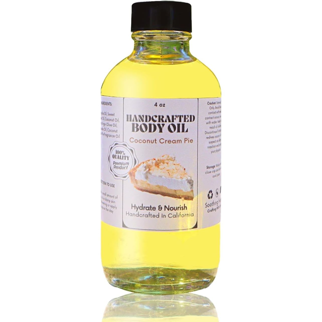 Handcrafted Coconut Cream Pie - Body Oil