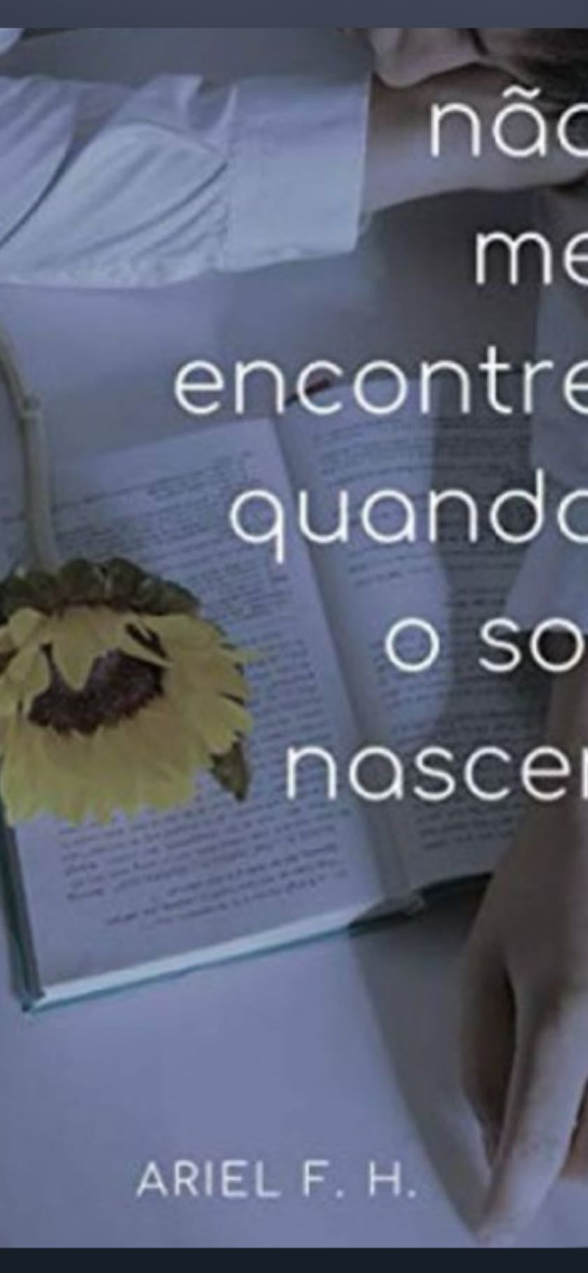 não me encontre quando o sol nascer