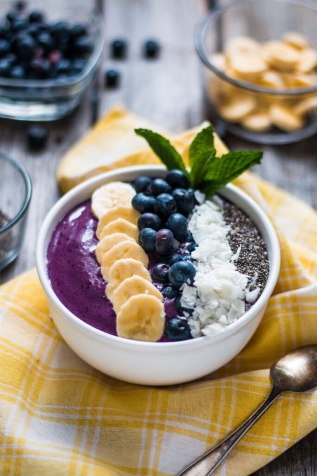 Blueberry Banana Smoothie Bowl