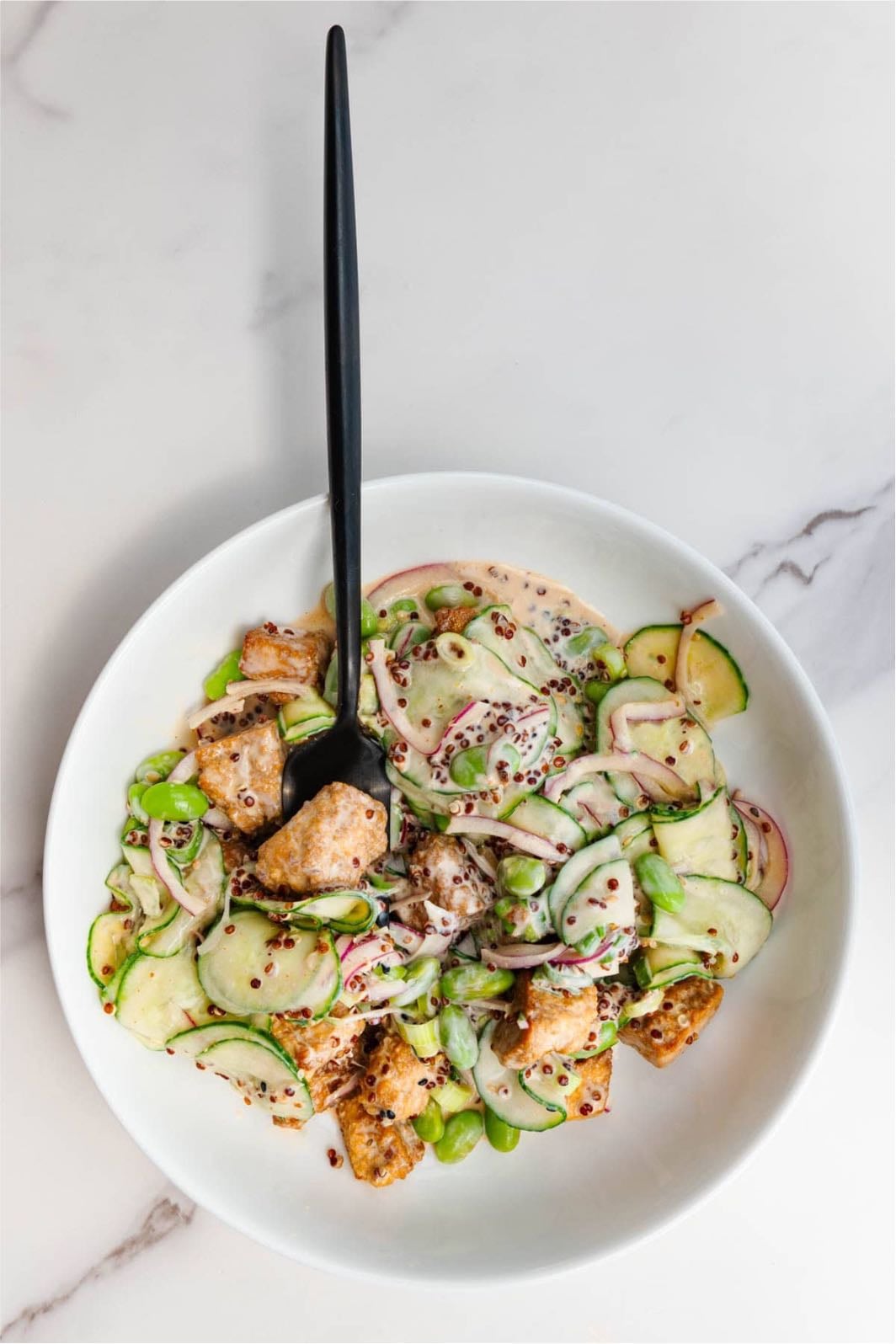 Cucumber-Tofu-Salad