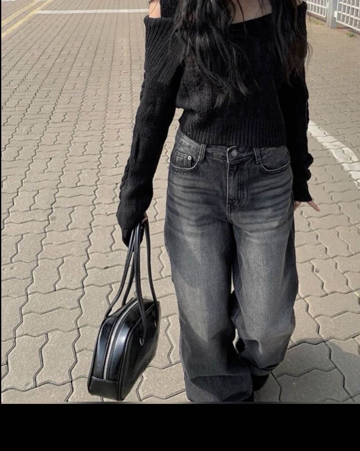 Grey jeans