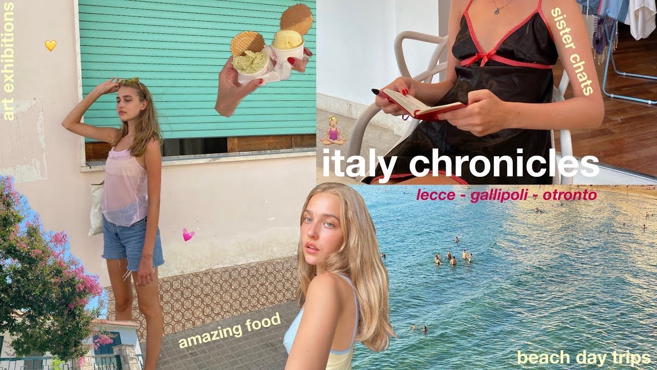 italy chronicles 💓 | gallipoli sunsets, sister outings & good eats - 🌟 insta : @evameloche https://www.instagram.com/evameloche/ 🌟 depop : @evamelochein this italy chronicles we spend more time in lecce, make day trips to ga…