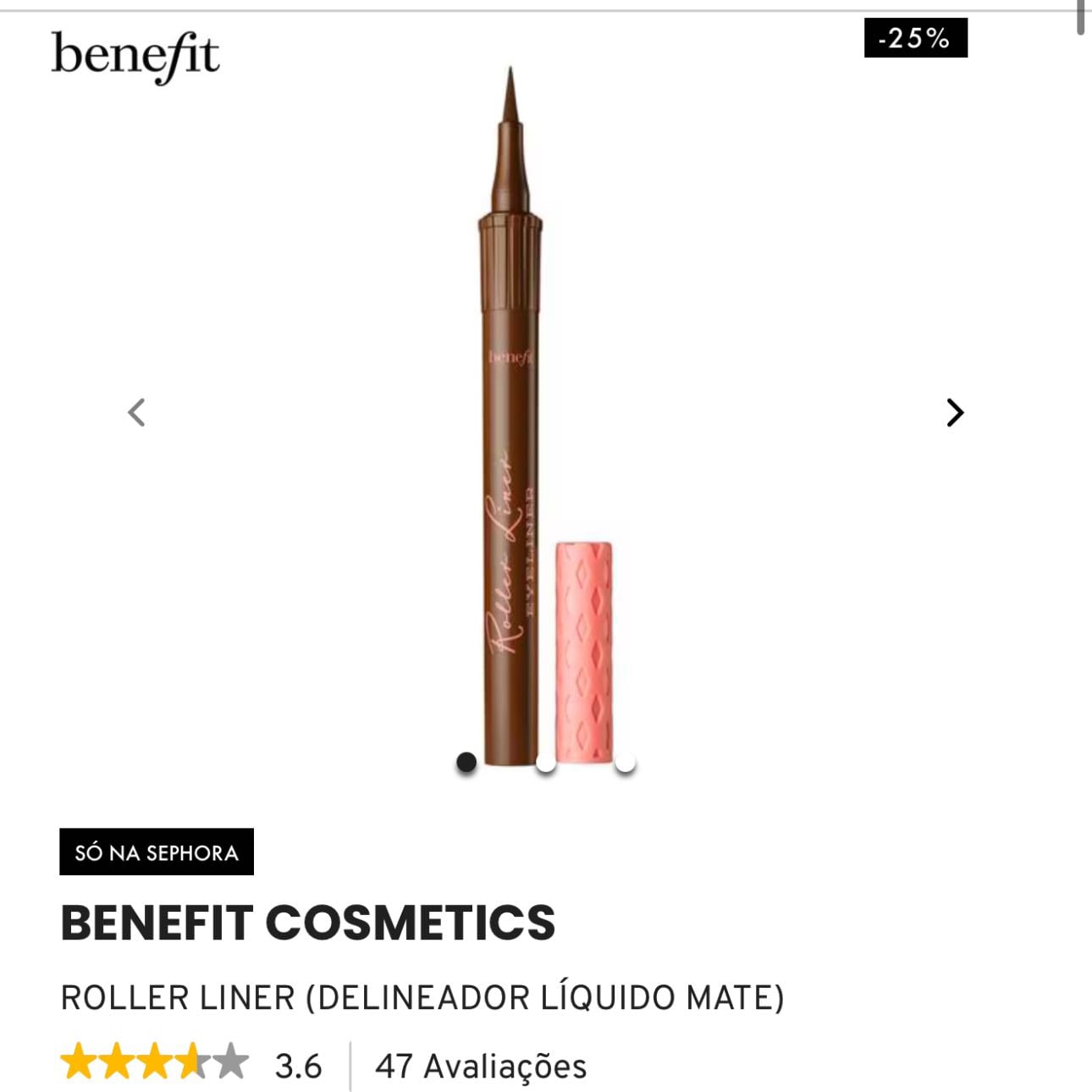 Delineador Benefit Marrom