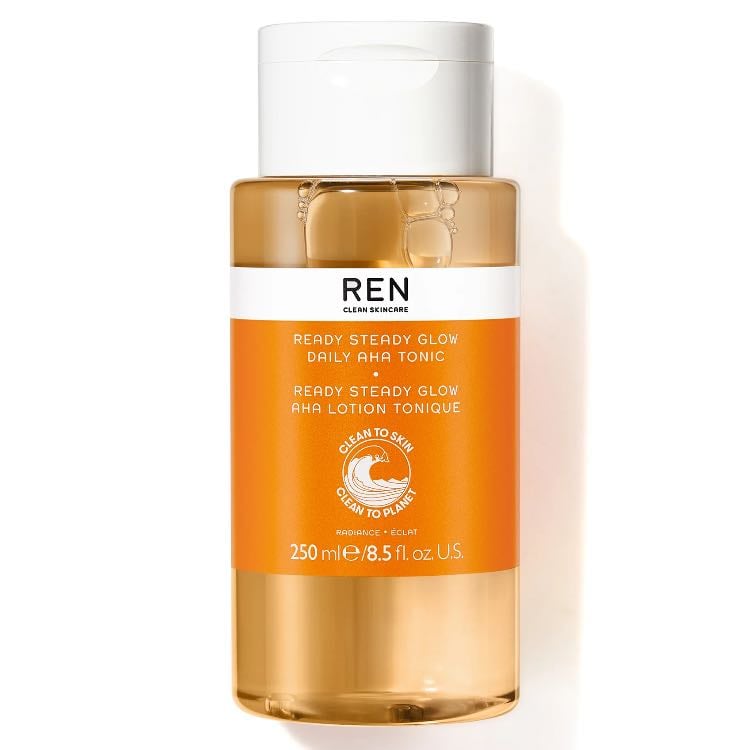 Ren ready steady glow aha tonic