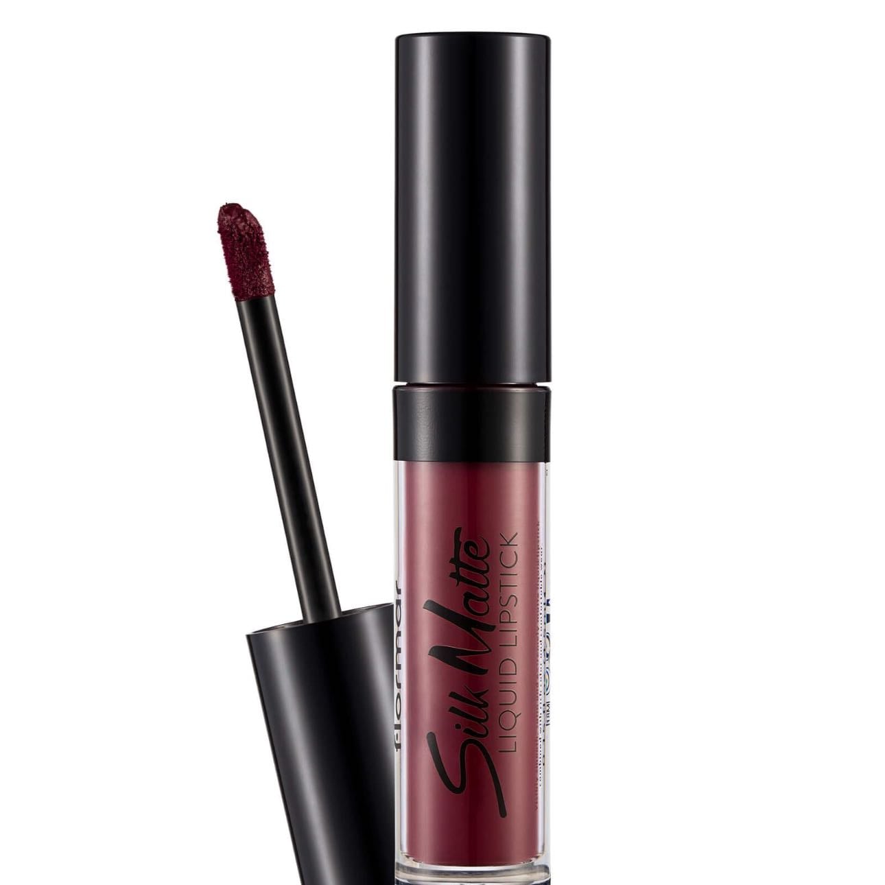 Labial rojo oscuro 07 claret red - Marca Flormar