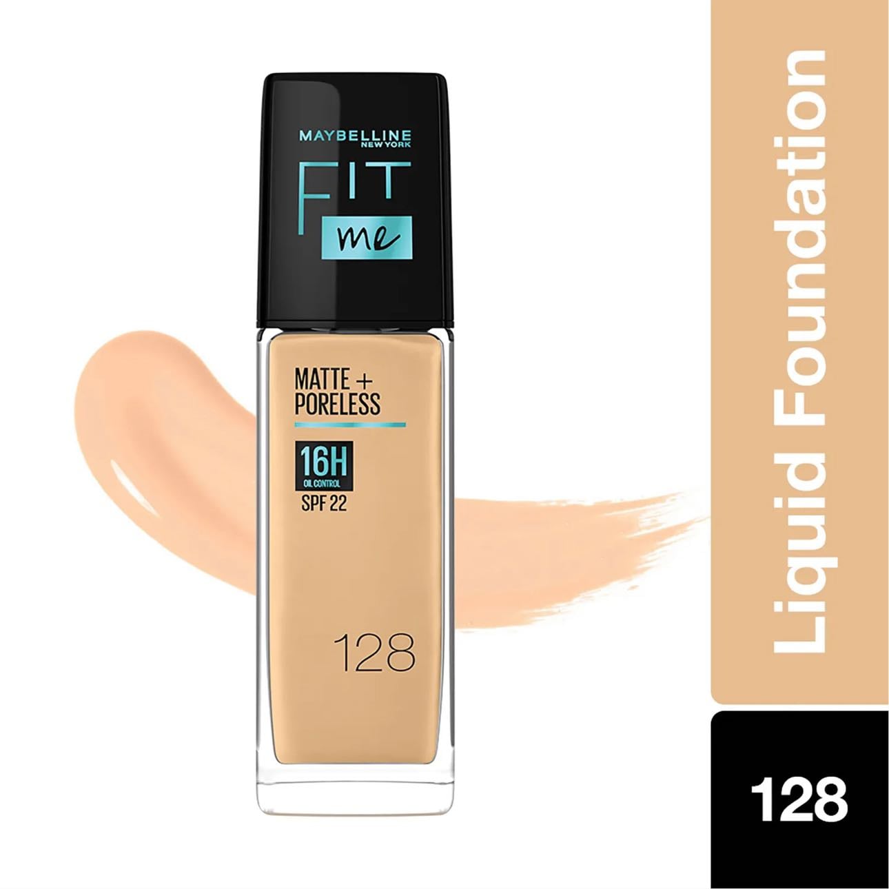 Base matte fit me 128 - Marca Maybelline