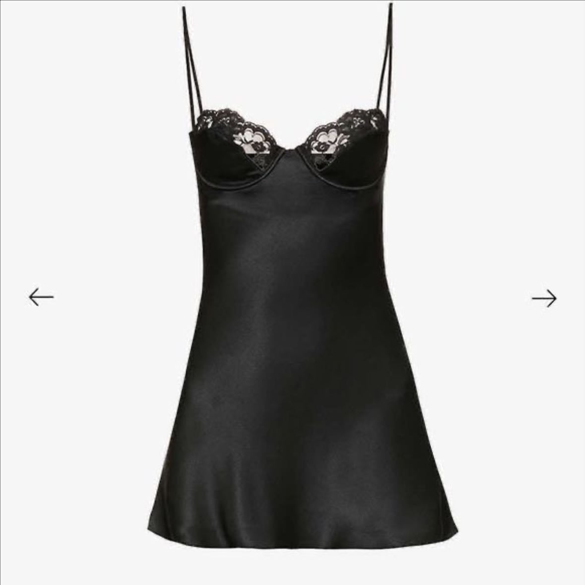 Black lace dress